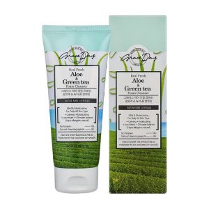GRACE DAY REAL FRESH ALOE & GREEN TEA FOAM CLEANSING Пенка с экстрактами алоэ и зелёного чая 100мл