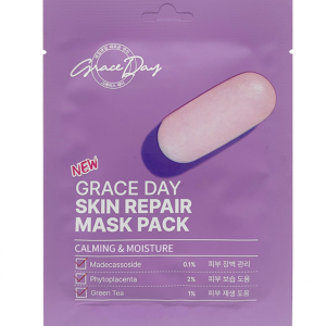 GRACE DAY SKIN REPAIR MASK PACK Тканевая маска с экстрактом мадекассосида  27гр