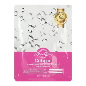 GRACE DAY COLLAGEN CELLULOSE MASK Тканевая маска для лица с коллагеном 27гр