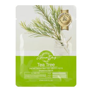 GRACE DAY TEA TREE CELLULOSE MASK Тканевая маска для лица с экстрактом чайного дерева 27гр
