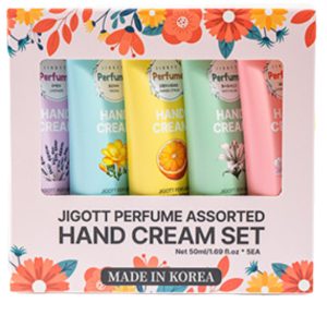 JIGOTT PERFUME ASSORTED HAND CREAM SET OF 5 Набор парфюмированных кремов для рук 50мл*5шт