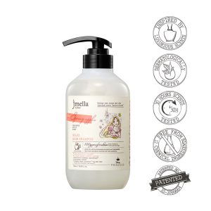 JMELLA IN FRANCE DISNEY SPRING APPLE HAIR SHAMPOO Парфюмированный шампунь для волос "Весеннее яблоко" (Рапунцель) 1000мл