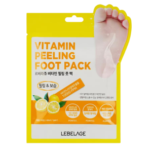 LEBELAGE VITAMIN PEELING FOOT PACK Отшелушивающая маска - носочки 40мл/1пара