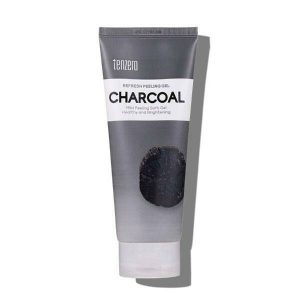 TENZERO REFRESH PEELING GEL CHARCOAL Гель-скатка для лица с древесным углем 180мл