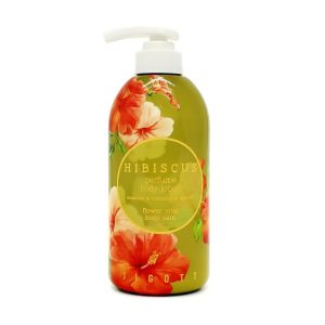 JIGOTT HIBISCUS PERFUME BODY LOTION Парфюмированный лосьон для тела с гибискусом 500мл + уценка